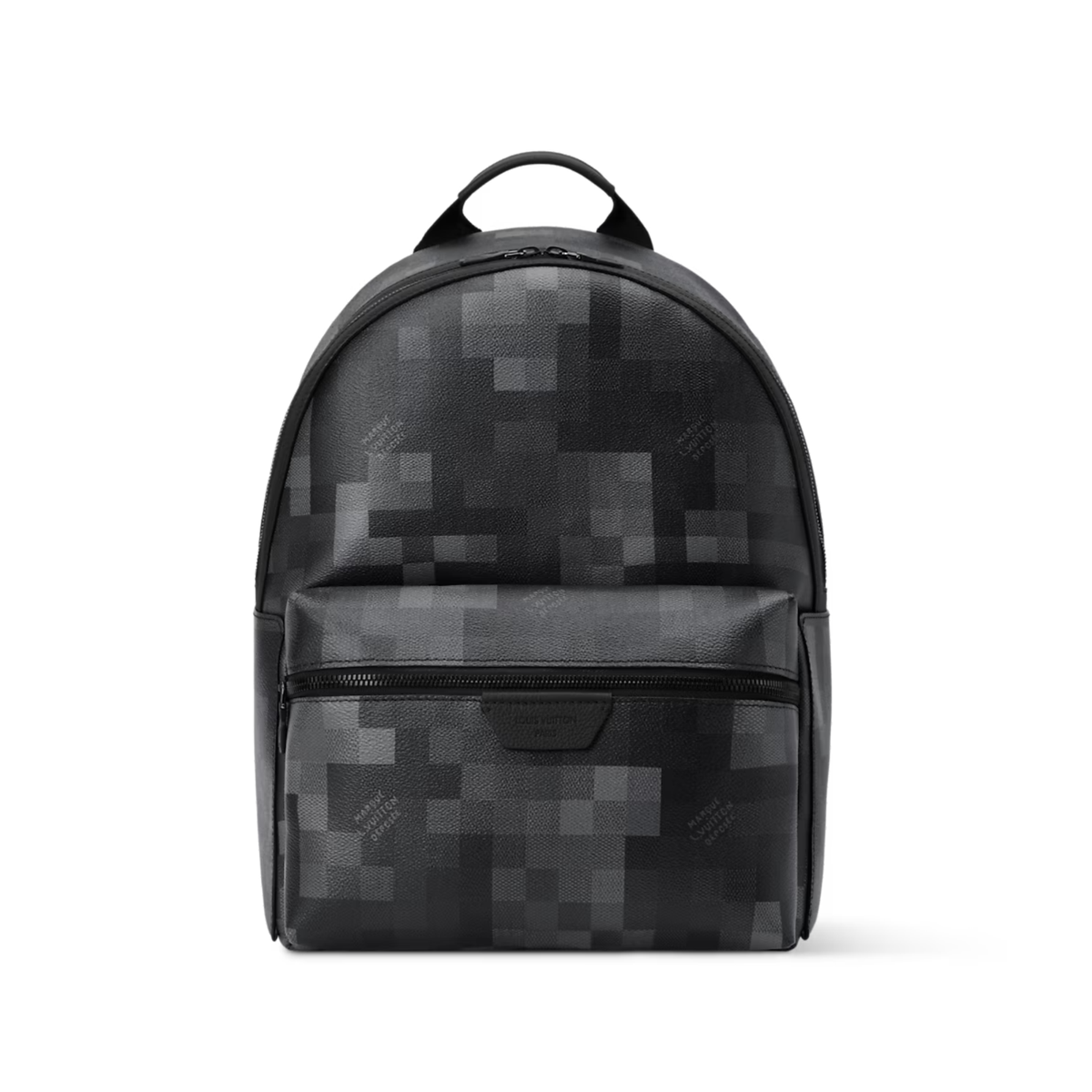 Louis Vuitton Discovery PM Backpack in Black Damoflage