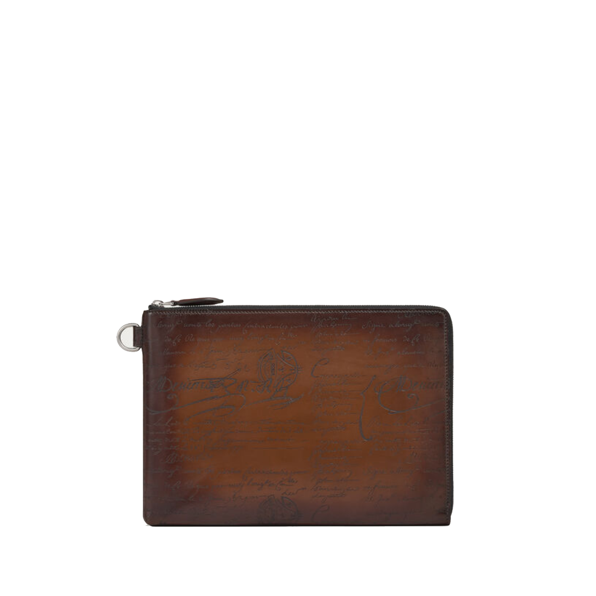 Berluti Nino GM Clutch crafted in burnished Venezia calf leather